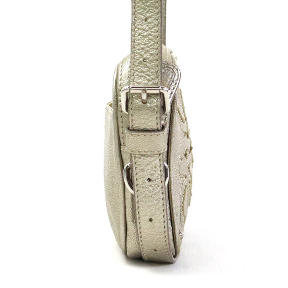Loewe Handbags - Loewe Leather Anagram Gold Shoulder Bag